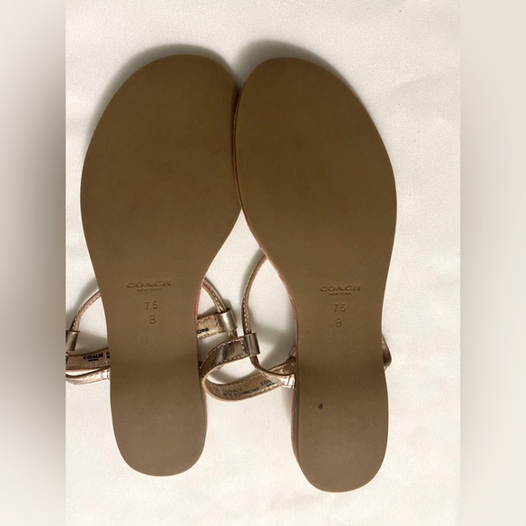 Coach tong sandals - Picture 4 of 4